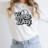 Game Day Baseball Retro DTF Print