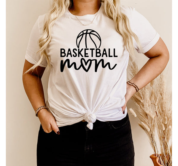 Basketball Mom Screen Print LOW HEAT