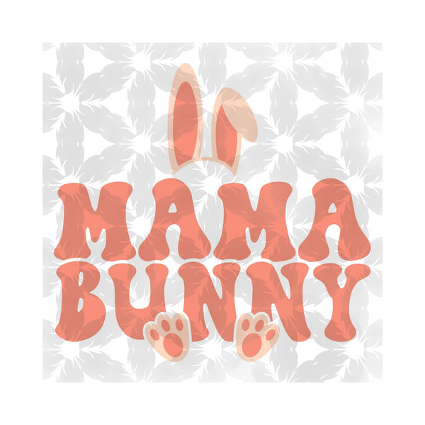 Mama Bunny Easter DTF Print