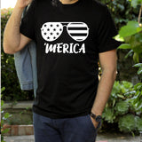 Merica  Glasses DTF Print
