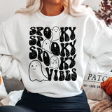Distressed Retro Spooky Vibes DTF Print