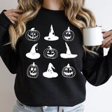 Witch Hat Pumpkin Doodle DTF Print