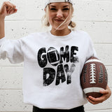 Distressed Game Day Football DTF Print
