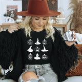 Witch Hat Pumpkin Doodle DTF Print