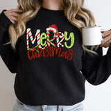 Merry Christmas Red Green DTF Print