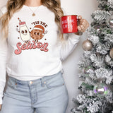 Tis The Season Milk Cookie DTF Print