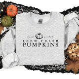 Hand Picked Farm Fresh Pumpkins DTF Print