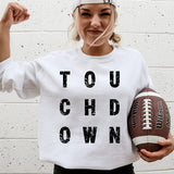 Distressed Touchdown DTF Print