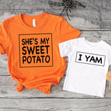 Hes My Sweet Potato Shes My Sweet Potato I Yam DTF Print