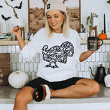 Leopard Turkey  DTF Print