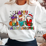 Happy HalloThankMas DTF Print