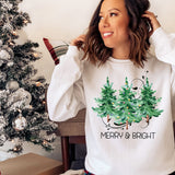 Merry And Bright Christmas Trio  DTF Print