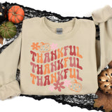 Thankful Retro DTF Print