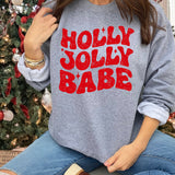 Holly Jolly Babe DTF Print