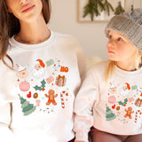 Christmas Doodle Mama Mini DTF Print