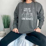 Chilling With My Snowmies DTF Print