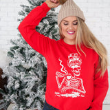 Melting Skeleton DTF Print