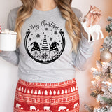 Merry Christmas Gnomes DTF Print