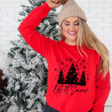 Let It Snow DTF Print