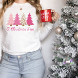 O Christmas Tree Pink DTF Print
