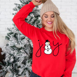 Joy Snowman DTF Print