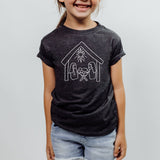 Christmas Manger Kids DTF Print