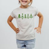 Christmas Doodle Trees Kids DTF Print