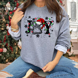 Joy Paw Print Christmas DTF Print