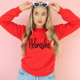 Nebraska Script  DTF Print