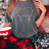 Christmas Sheep DTF Print