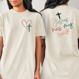 Jesus Has My Back DTF Print