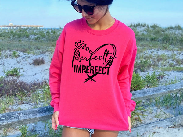 Perfectly Imperfect Leopard Heart Screen Print LOW HEAT