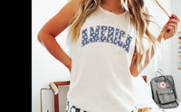 Patriotic America DTF Print