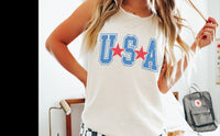 USA Patriotic PUFF Print