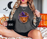 Moo I Mean Boo Halloween Highland Cow DTF