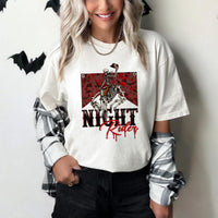 Night Rider Skeleton Halloween DTF