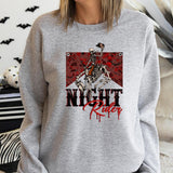 Night Rider Skeleton Halloween DTF