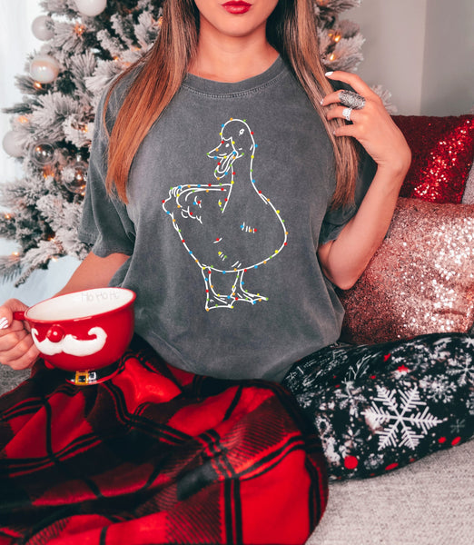 Christmas Duck Screen Print HIGH HEAT