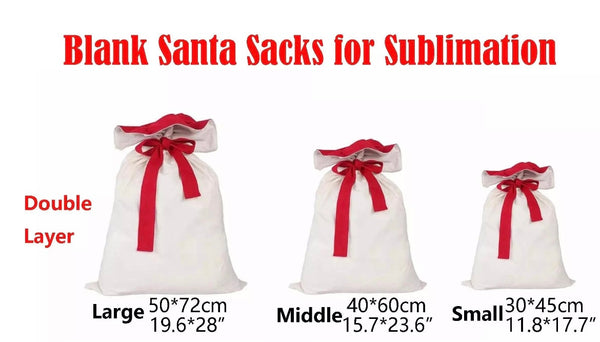 Sublimation Santa Sacks