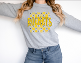 Distressed Rockets Checker DTF Print