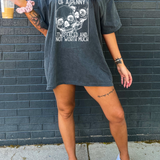 You Remind me of a Two Faced Penny Skull DTF Print